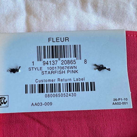 💖 INC Pink Straight Leg Pants 22W Plus Mid Rise Stretch NWT - Picture 5 of 8